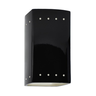 Small Rectangle w/ Perfs - Open Top & Bottom (254|CER-0925-BKMT)