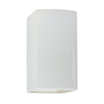 Small ADA Outdoor LED Rectangle - Open Top & Bottom (254|CER-5915W-WHT)