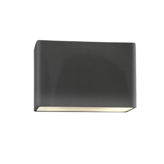 Large ADA Outdoor LED Wide Rectangle - Open Top & Bottom (254|CER-5655W-GRY)