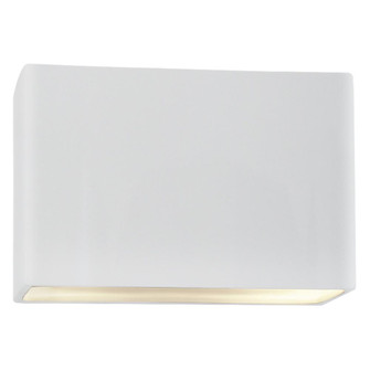 Really Big ADA Wide Rectangle LED Wall Sconce - Open Top & Bottom (254|CER-5659-WTWT-LED2-2000)