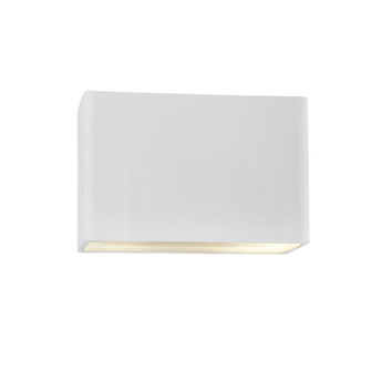 Large ADA Wide Rectangle LED Wall Sconce - Open Top & Bottom (254|CER-5655-WHT-LED2-2000)