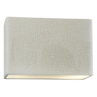 Small ADA Wide Rectangle LED Wall Sconce - Open Top & Bottom (254|CER-5645-CRK-LED1-1000)