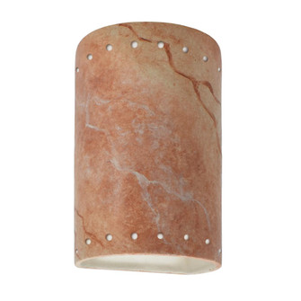 Small ADA Cylinder w/ Perfs - Closed Top (Outdoor) (254|CER-5990W-STOA)