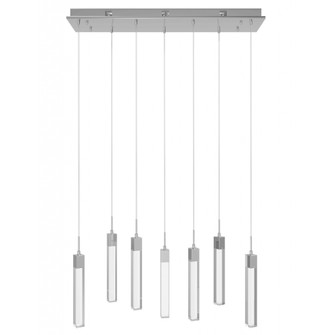 The Original Glacier 7-Light 47''W LED Chandelier in Polished Chrome/Clear Crystals (4450|HF1900-7-GL-CH-C)