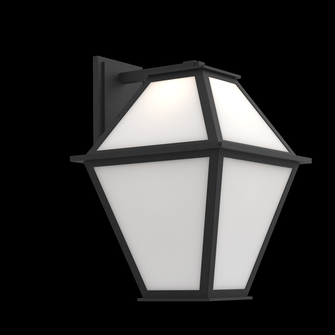Terrace Frosted Lantern-Textured Black-Frosted Seeded Glass (1289|ODB0072-02-TB-FS-L2)
