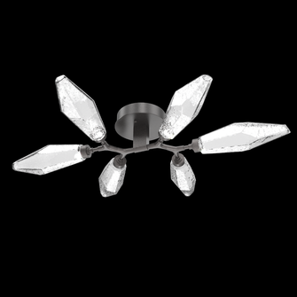 Rock Crystal Flush Mount - 6pc (1289|CLB0050-01-GP-CC-L1)