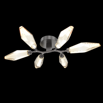 Rock Crystal Flush Mount - 6pc (1289|CLB0050-01-GP-CA-L1)