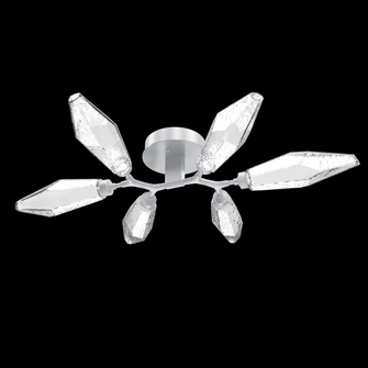 Rock Crystal Flush Mount - 6pc (1289|CLB0050-01-CS-CC-L1)