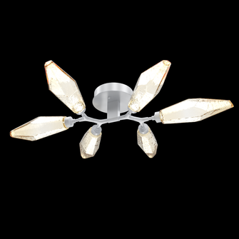 Rock Crystal Flush Mount - 6pc (1289|CLB0050-01-CS-CA-L3)