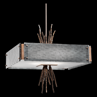 Ironwood Square Chandelier-0D 24'' (1289|CHB0032-0D-CS-IW-001-E2)