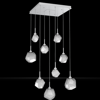 Gem Square 9pc Multi-Pendant (1289|CHB0039-09-CS-S-C01-L3)