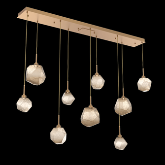 Gem Linear 9pc Multi-Pendant (1289|PLB0039-09-NB-B-C01-L3)