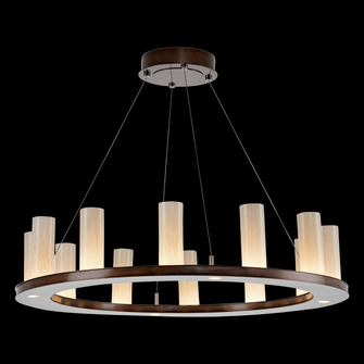 Corona Ring Chandelier-0E-Novel Brass (1289|CHB0033-0E-NB-LA-CA1-L1)