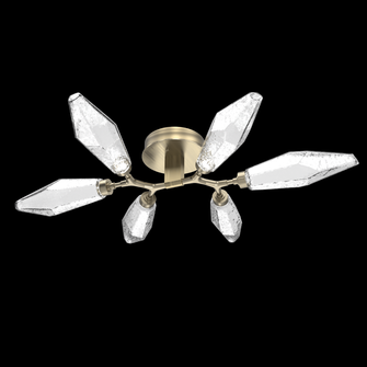Rock Crystal Flush Mount - 6pc (1289|CLB0050-01-HB-CC-L3)