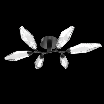 Rock Crystal Flush Mount - 6pc (1289|CLB0050-01-MB-CC-L3)