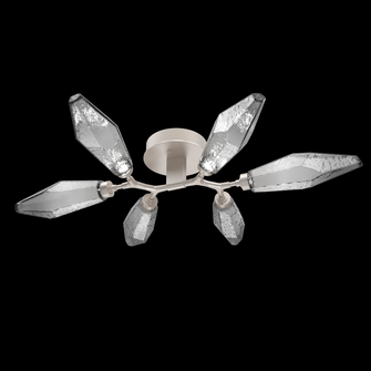 Rock Crystal Flush Mount - 6pc (1289|CLB0050-01-BS-CS-L3)