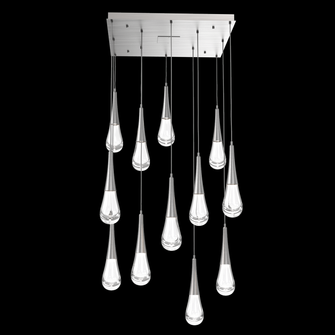 Raindrop Square 12pc Multi-Pendant (1289|CHB0078-12-SN-C-C01-L1)