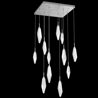Rock Crystal Square 12pc Multi-Pendant (1289|CHB0050-12-SN-CC-C01-L3)