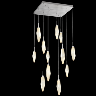 Rock Crystal Square 12pc Multi-Pendant (1289|CHB0050-12-SN-CA-C01-L3)