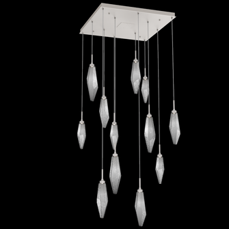 Rock Crystal Square 12pc Multi-Pendant (1289|CHB0050-12-BS-CS-C01-L3)