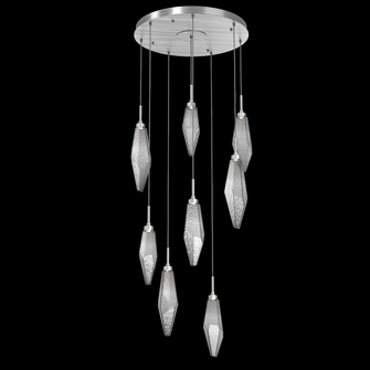 Rock Crystal Round 8pc Multi-Pendant (1289|CHB0050-08-SN-CS-C01-L3)