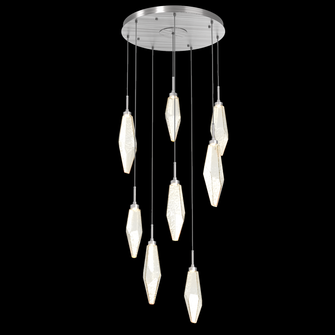 Rock Crystal Round 8pc Multi-Pendant (1289|CHB0050-08-SN-CA-C01-L3)