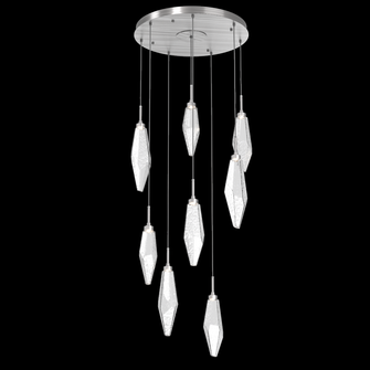 Rock Crystal Round 8pc Multi-Pendant (1289|CHB0050-08-SN-CC-C01-L3)