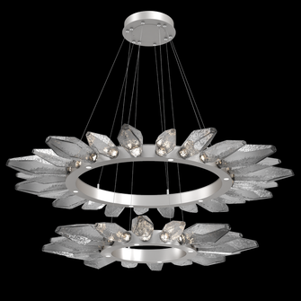 Rock Crystal Two-Tier Radial Ring (1289|CHB0050-2T-BS-CS-CA1-L3)