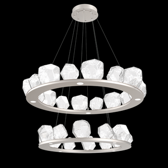 Two Tier Gem Ring Chandelier-2B (1289|CHB0039-2B-BS-C-CA1-L3)