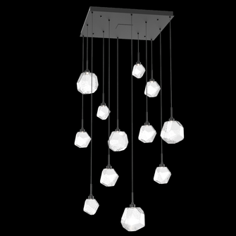 Gem Square 12pc Multi-Pendant (1289|CHB0039-12-MB-C-C01-L3)