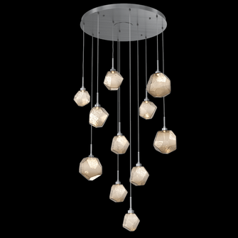 Gem Round 11pc Multi-Pendant (1289|CHB0039-11-GM-B-C01-L3)