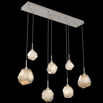 Gem Linear 7pc Multi-Pendant (1289|PLB0039-07-BS-B-C01-L3)