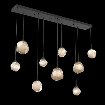Gem Linear 9pc Multi-Pendant (1289|PLB0039-09-MB-B-C01-L3)