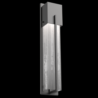 Outdoor Tall Square Cover Sconce with Metalwork (1289|ODB0055-23-AG-FG-L2)