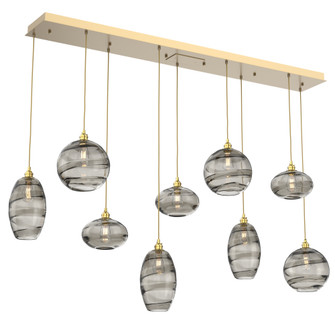 Misto Linear 9pc Multi-Pendant (1289|PLB0048-09-GB-OS-C01-E2)