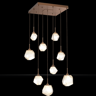 Gem Square 9pc Multi-Pendant (1289|CHB0039-09-RB-A-C01-L3)