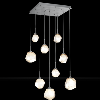 Gem Square 9pc Multi-Pendant (1289|CHB0039-09-GM-A-C01-L3)