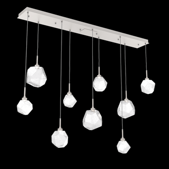Gem Linear 9pc Multi-Pendant (1289|PLB0039-09-BS-C-C01-L1)