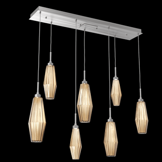 Aalto Linear 7pc Multi-Pendant (1289|PLB0049-07-SN-RB-C01-L3)