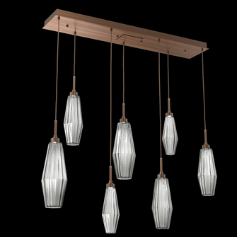 Aalto Linear 7pc Multi-Pendant (1289|PLB0049-07-RB-RS-C01-L3)