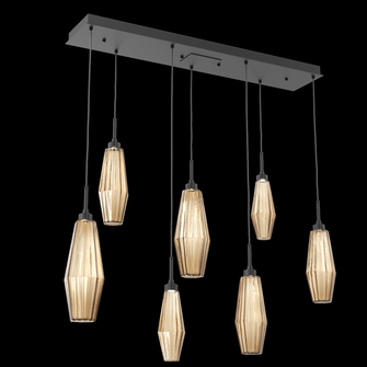 Aalto Linear 7pc Multi-Pendant (1289|PLB0049-07-MB-RB-C01-L3)