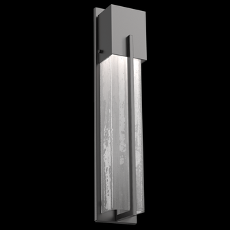 Outdoor Tall Square Cover Sconce with Metalwork (1289|ODB0055-23-TB-SG-G1)