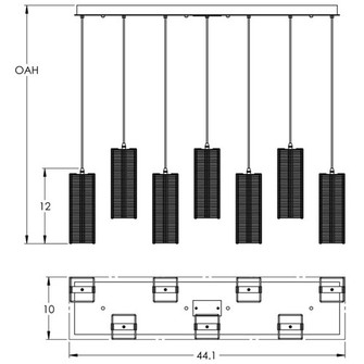 Downtown Mesh Linear Multi-Port-07 (1289|PLB0020-07-MB-0-C01-E2)