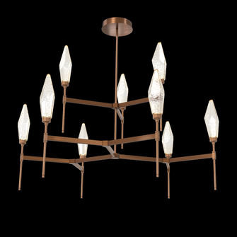 Rock Crystal Round Chandelier-54-Oil Rubbed Bronze (1289|CHB0050-54-RB-CA-001-L1)