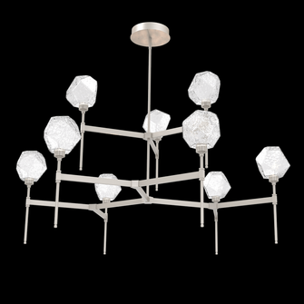 Gem Round Chandelier-55-Metallic Beige Silver (1289|CHB0039-55-BS-C-001-L1)