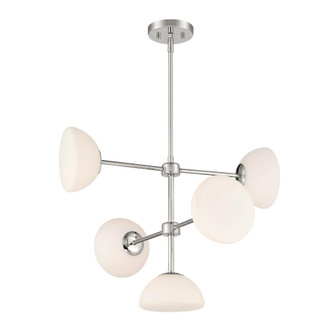 5 Light Chandelier (21|D270H-5CH-PN)