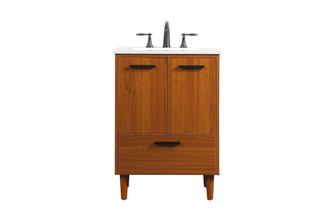 24 Inch Bathroom Vanity in Teak (758|VF47024MTK)