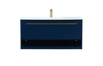40 Inch Single Bathroom Vanity in Blue (758|VF43540MBL)