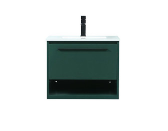 24 Inch Single Bathroom Vanity in Green (758|VF43524MGN)