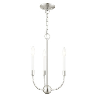 3 Lt Brushed Nickel Chandelier (108|46063-91)